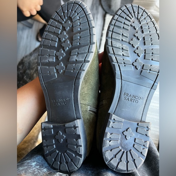 Franco Sarto Green Suede Boots - Picture 6 of 7